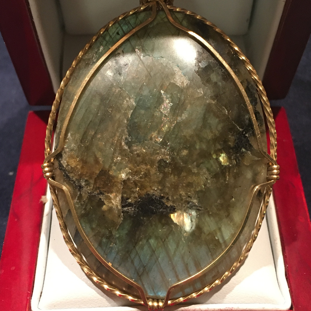 Large Beautiful Labradorite Pendant